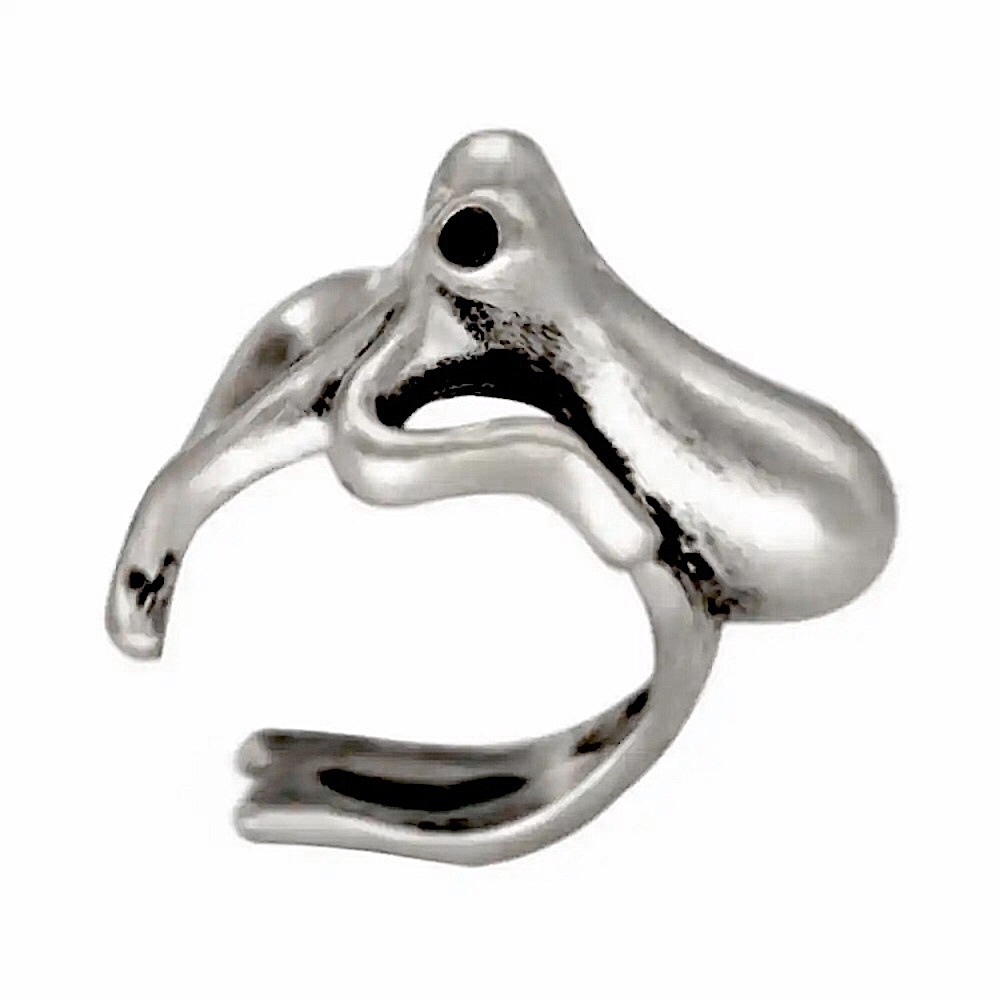 Silver Octopus 🐙 adjustable ring - Picture 8 of 9